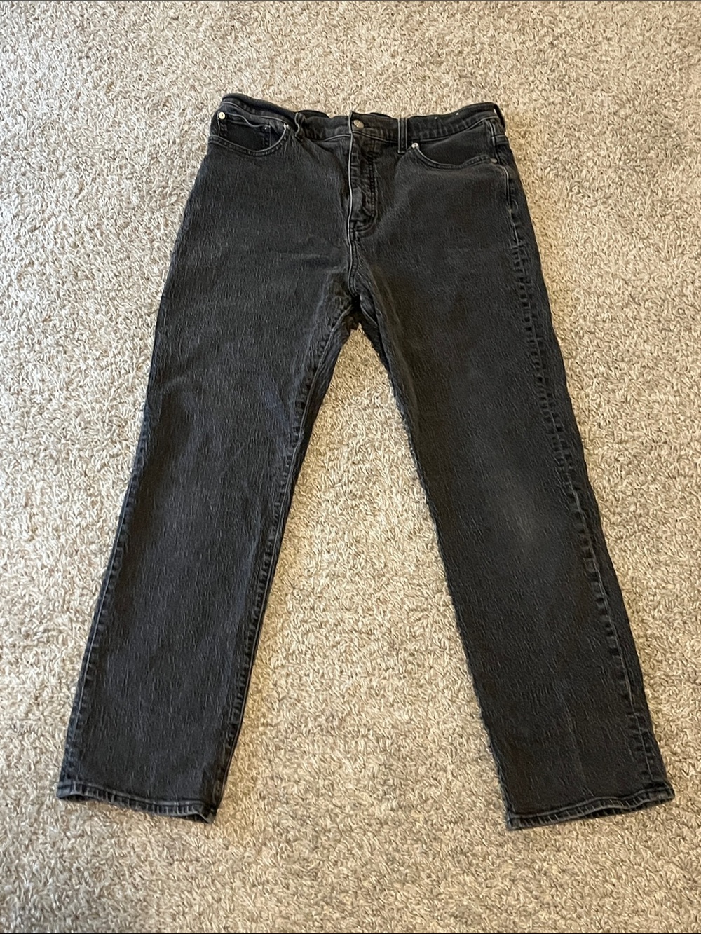 Madewell Women's Black Straight Jeans